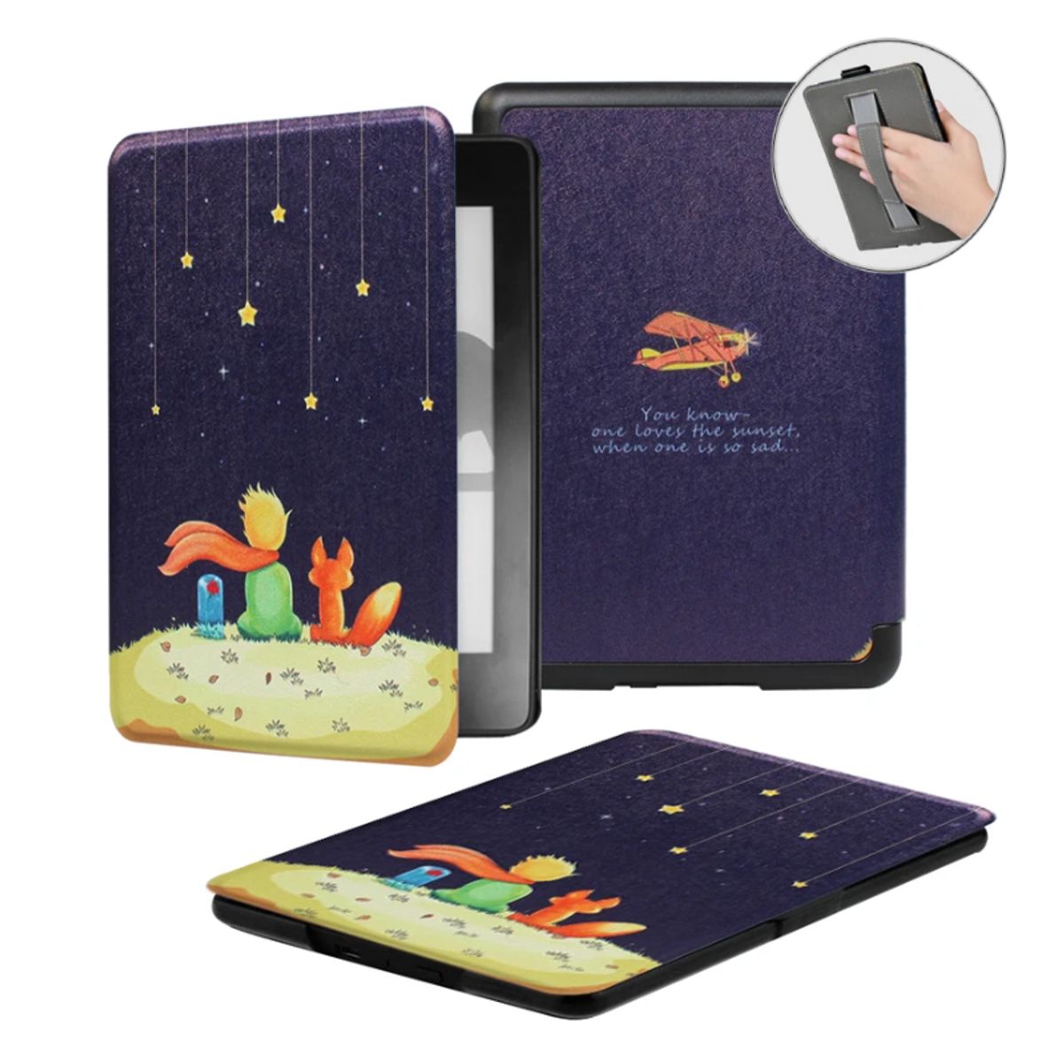 GENERICO - Funda case c/sujetador para amazon Kindle 11 GEN 6pulg 2022-2024 PRINCIPITO