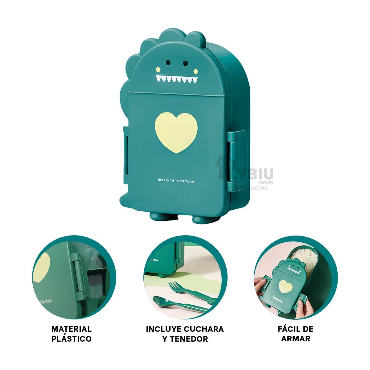 GENERICO - Envase Multifuncional en Color Verde Y+Regalo Agendita