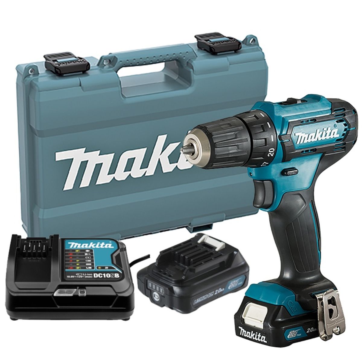 MAKITA - Taladro Percutor Makita Hp333dsae 3/8  12v Cxt (30)nm 2 Vel.