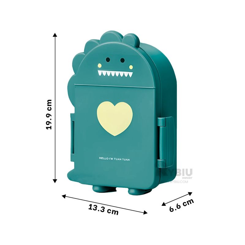 GENERICO - Recipiente Liviano en Color Verde Y+Regalo Ligas para Peinar