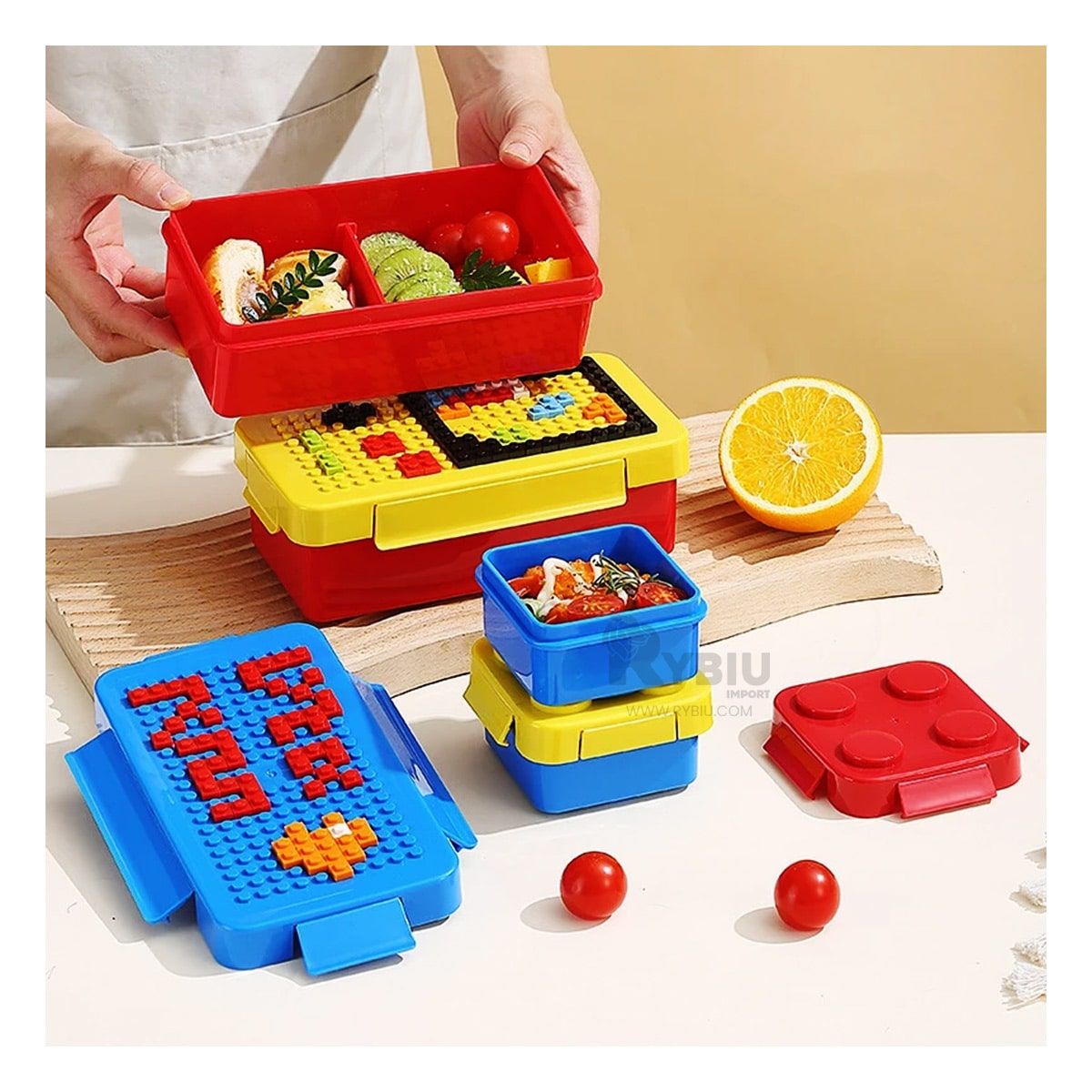 GENERICO - Taper Escolar para Niños en Multicolor Y+Papel de Regalo