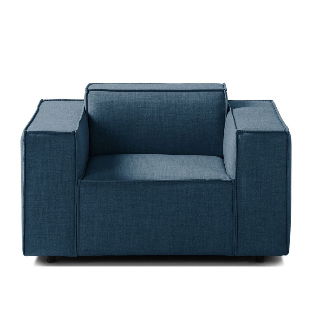 GENERICO - Sofá 1 Cuerpo Vitoriano - Azul Claro