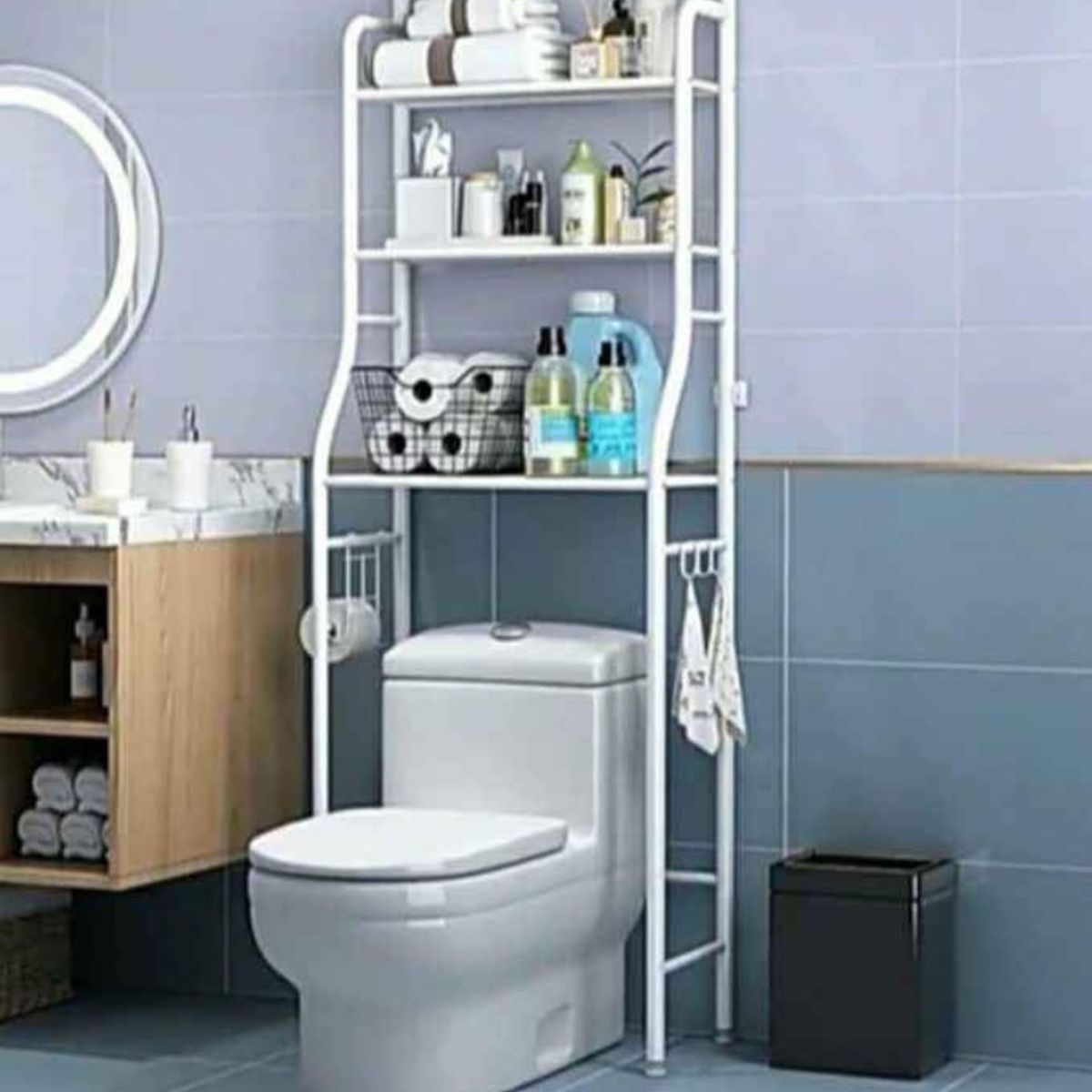 GENERICO - Estante Organizador para Inodoro 3 Niveles