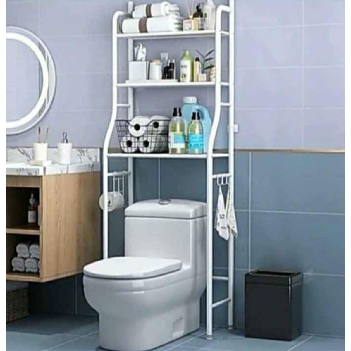 GENERICO - Estante Organizador para Inodoro 3 Niveles