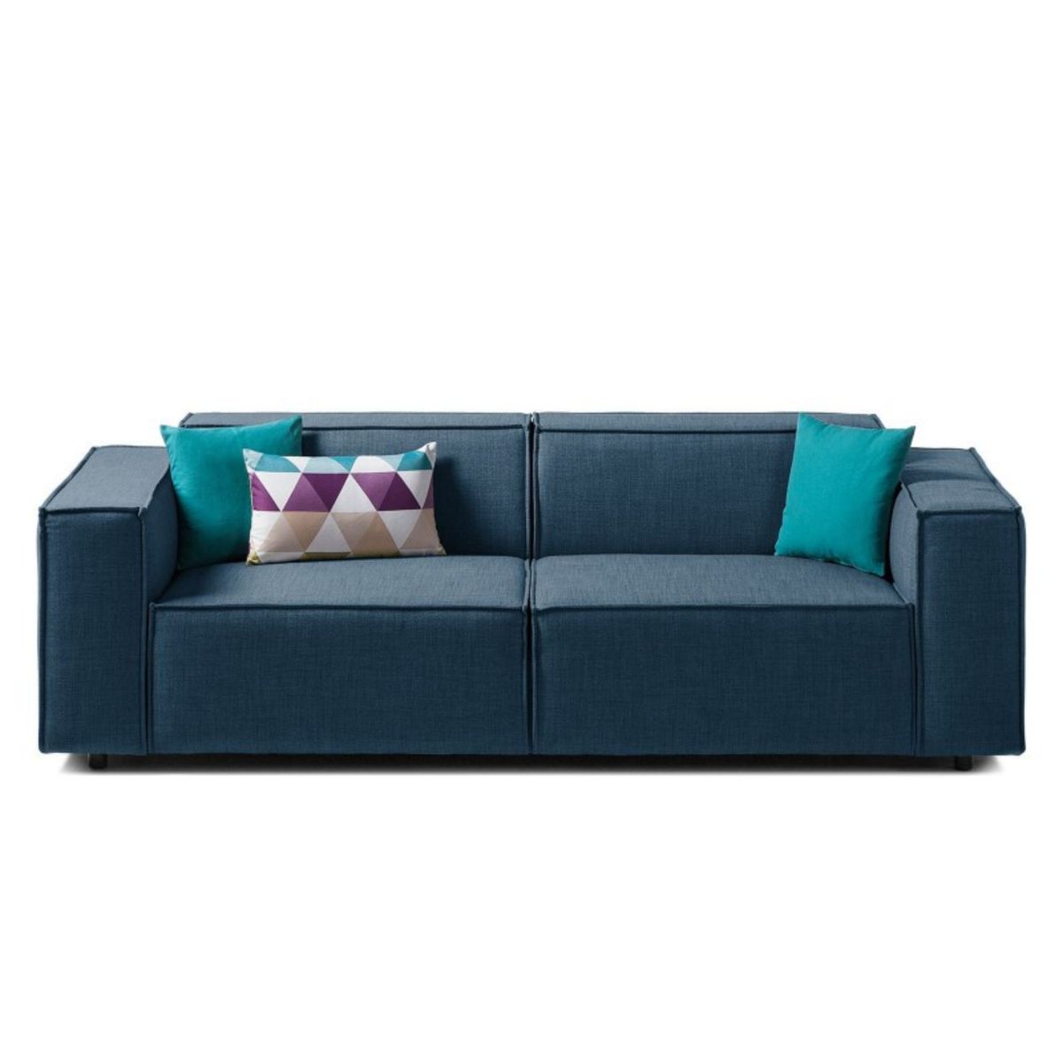 GENERICO - Sofá 2 Cuerpos Vitoriano - Azul Claro