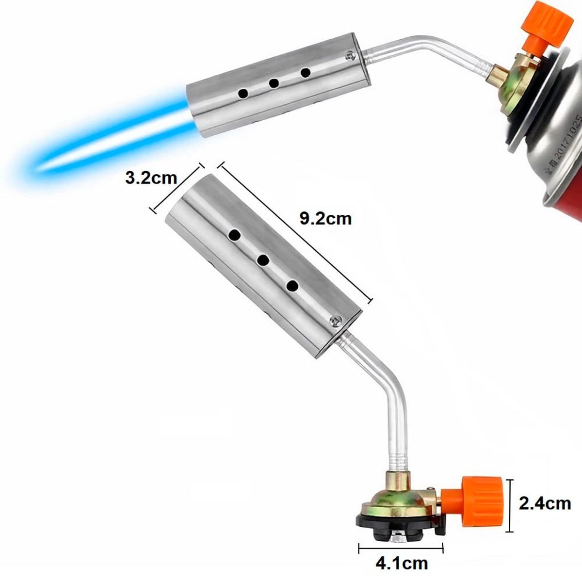 GENERICO - Cabezal Soplete Portátil Para Soldadura Con Boquilla Para Gas Butano