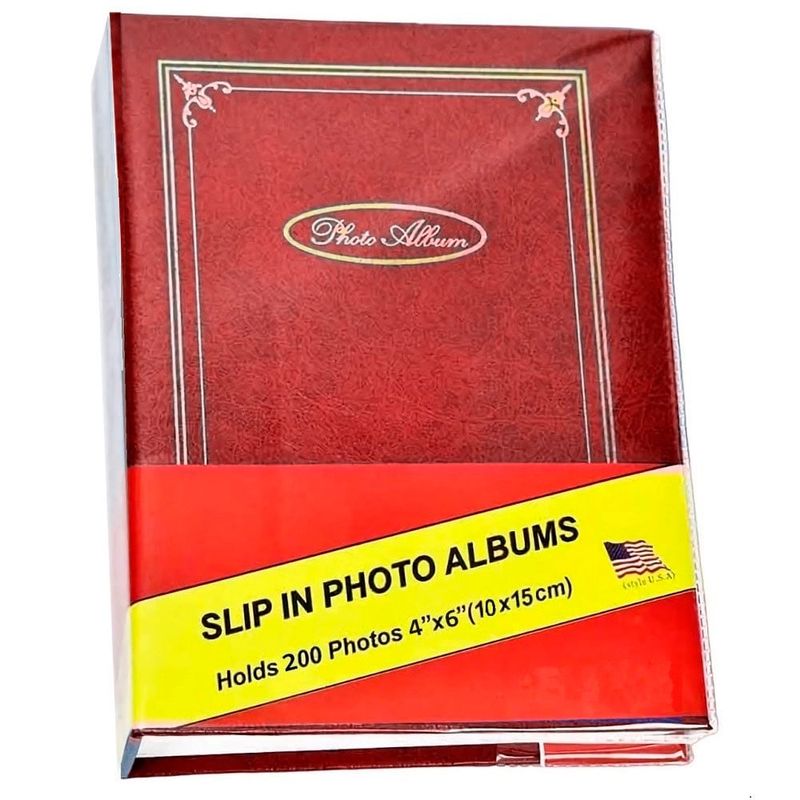 GENERICO - Álbum Para 200 Fotos Tamaño Estándar  Color Azul