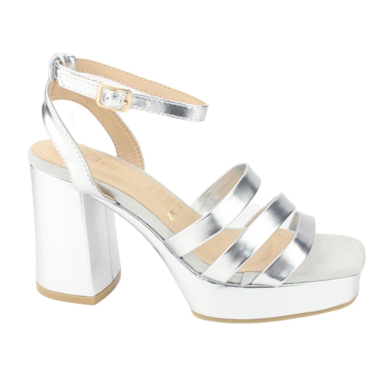 CHALADA - Sandalia Mujer Plateado Casual Chalada Sussi-3