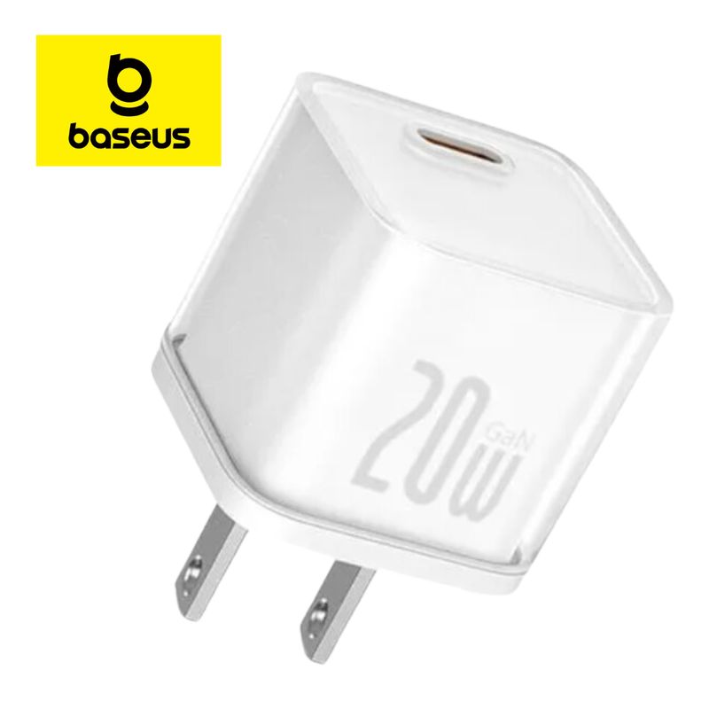 BASEUS - Cargador Carga Rápida Tipo C Baseus GaN5S Tipo C Original 20W