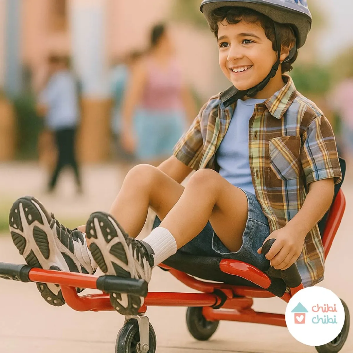 CHIBI CHIBI - Carrito Kart para niños - Rojo