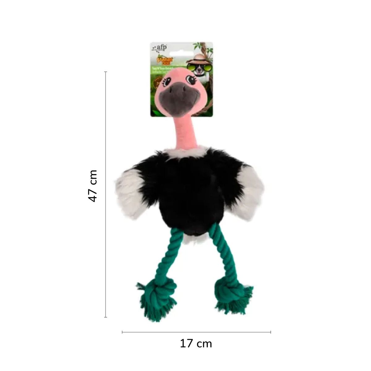 ALL FOR PAWS - Peluche para perros -  Avestruz  AFP