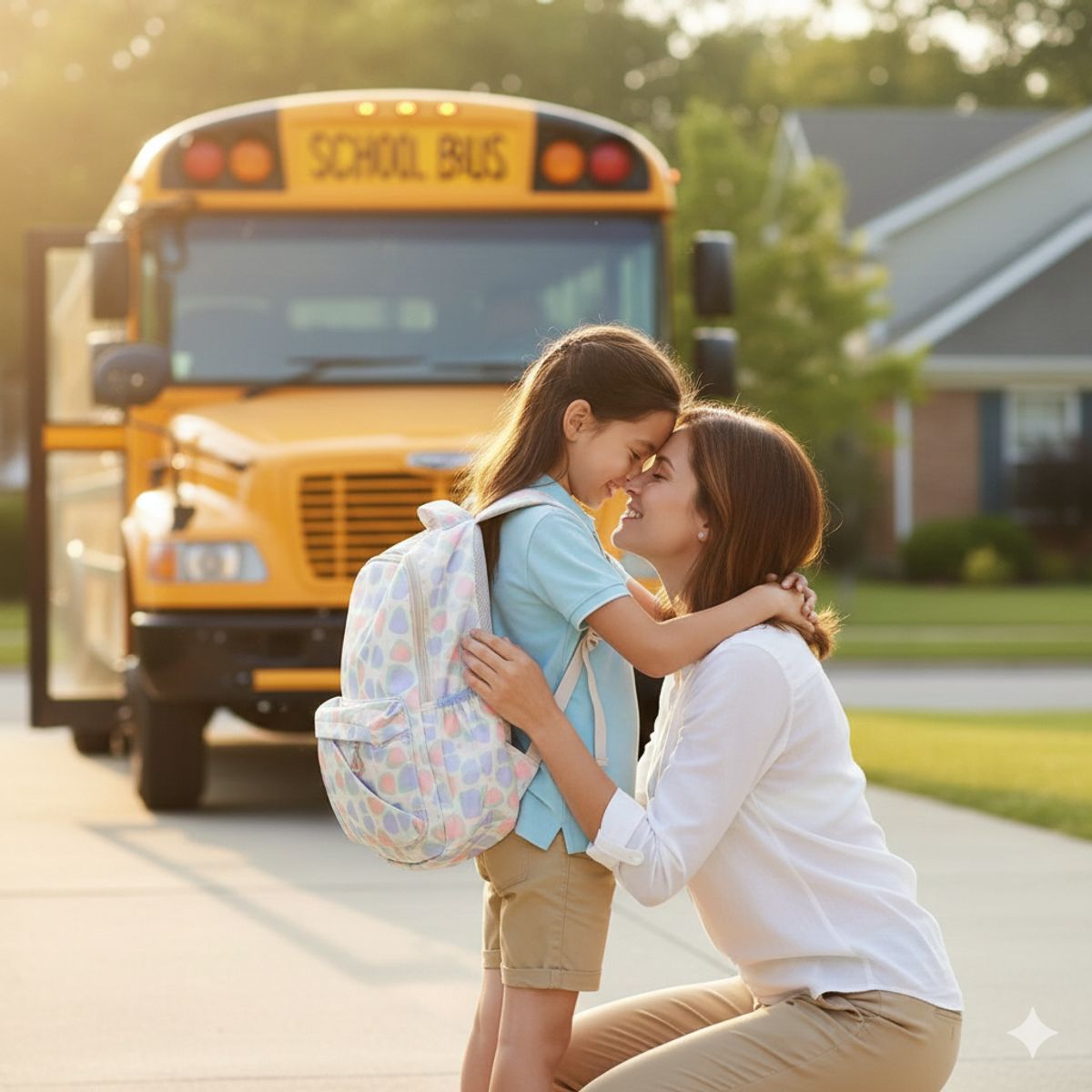 GENERICO - Mochila para niñas kawaii Rosa con turquesa