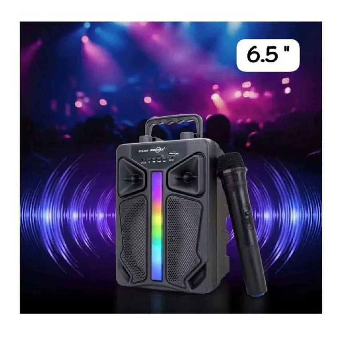 GENERICO - PARLANTE PORTATIL 6´5 CON MICRO INALAMBRICO
