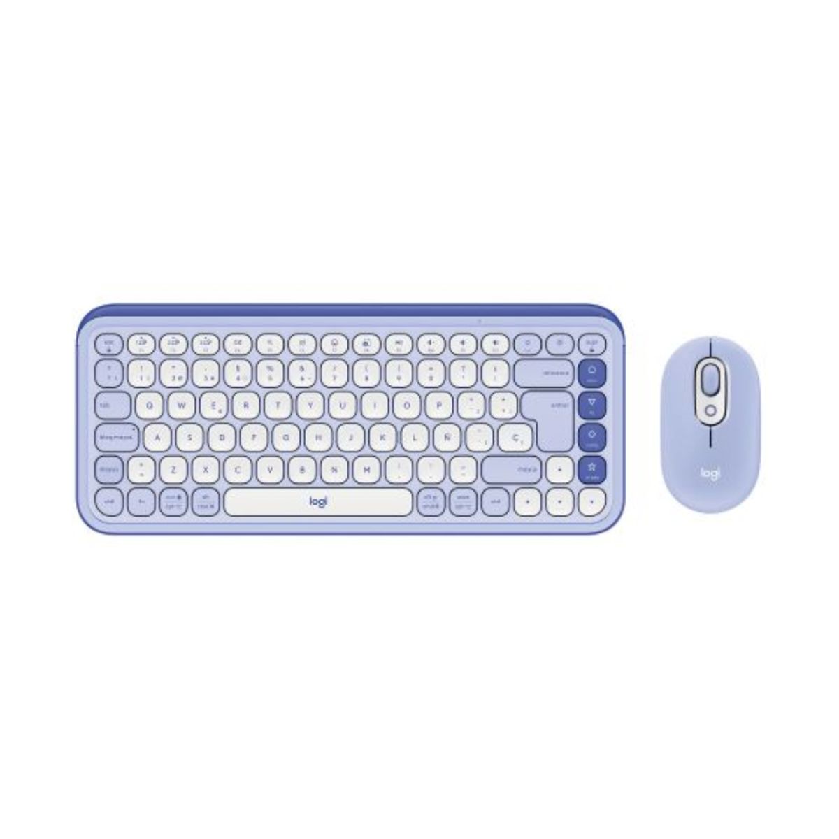 LOGITECH - TECLADO LOGITECH MOUSE POP ICON BLUETOOTH INALAMBRICO LILA