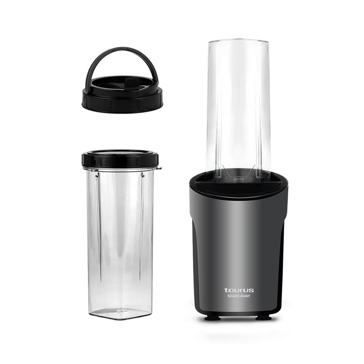 TAURUS - MINI LICUADORA 600 ML TAURUS SHAKE AWAY 2.0 ACERO