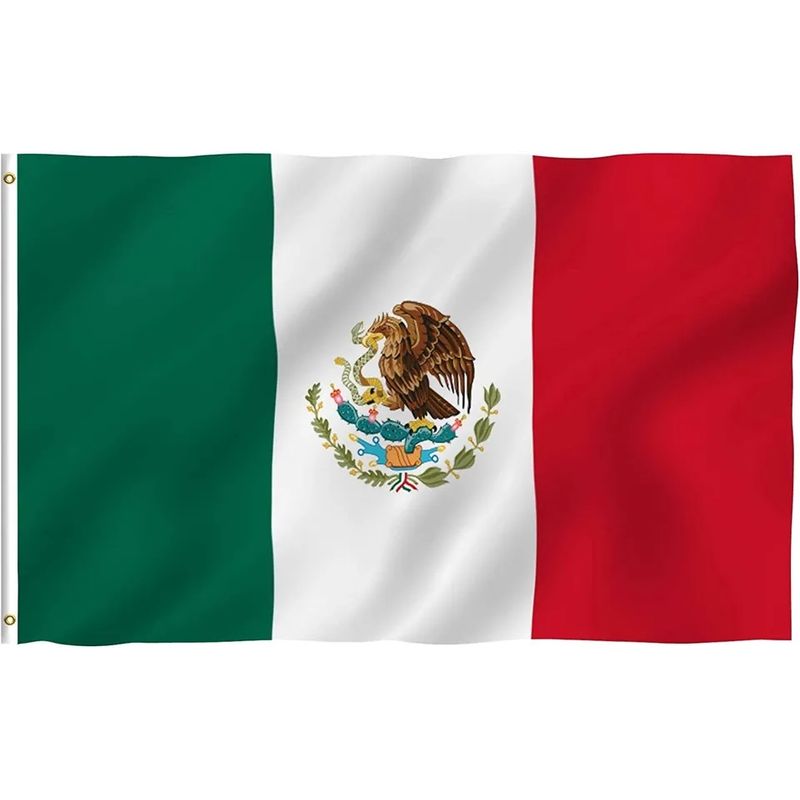 GENERICO - Bandera De México 60cm X 90cm Calidad A1