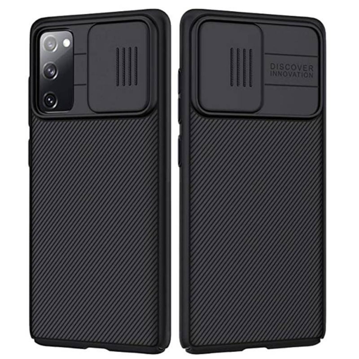 NILLKIN - Case Nillkin Samsung S21 FE Camshield Funda Híbrida Negro