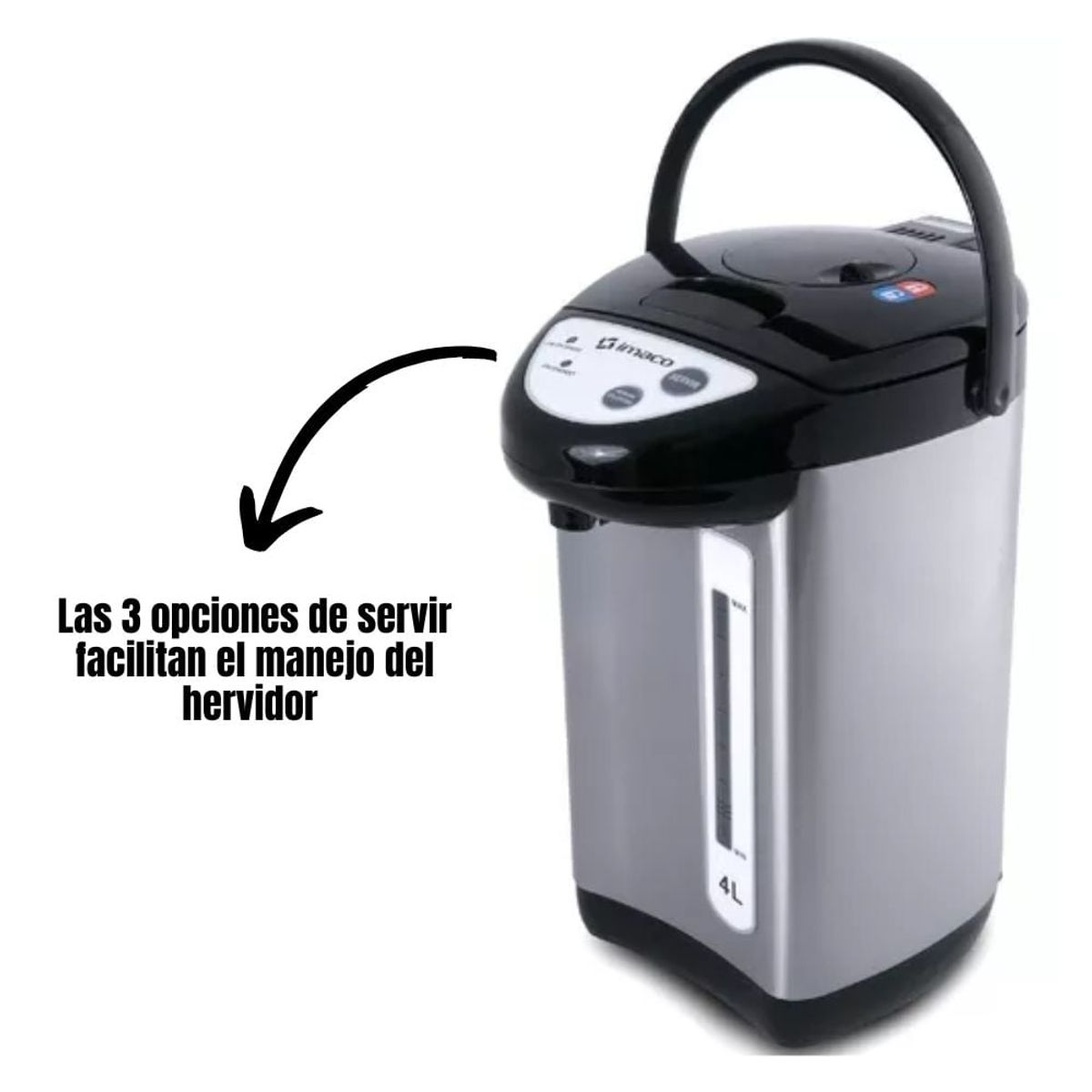 IMACO - Termo Hervidor Electrico Imaco 4lts con Dispensador - TP4050SS