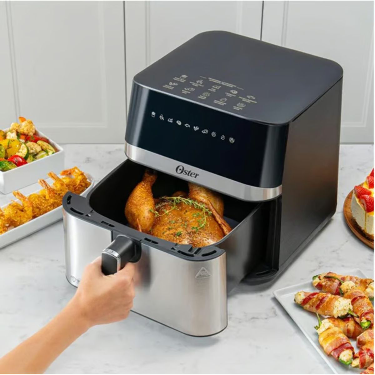 OSTER - Freidora de Aire Digital 7.5 Lts Oster CKSTAF75DSSDF