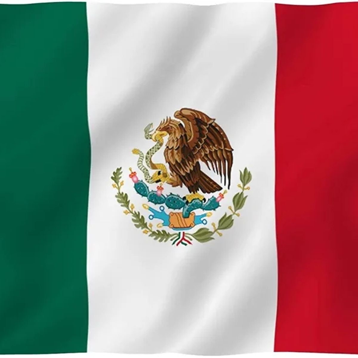 GENERICO - Bandera De México 60cm X 90cm en Poliester A1