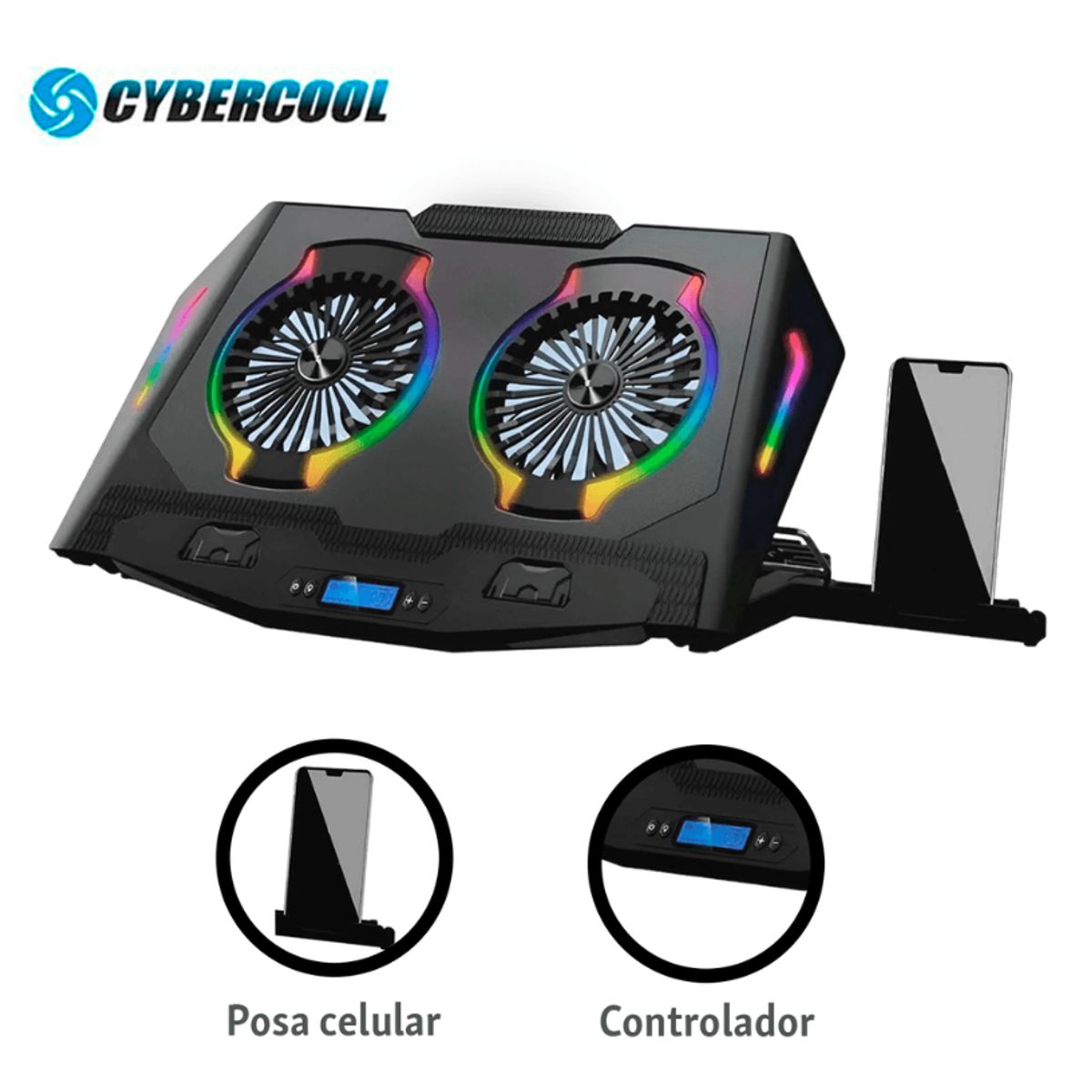 CYBERCOOL - COOLER CYBERCOOL HA-N10 RGB DISPLAY