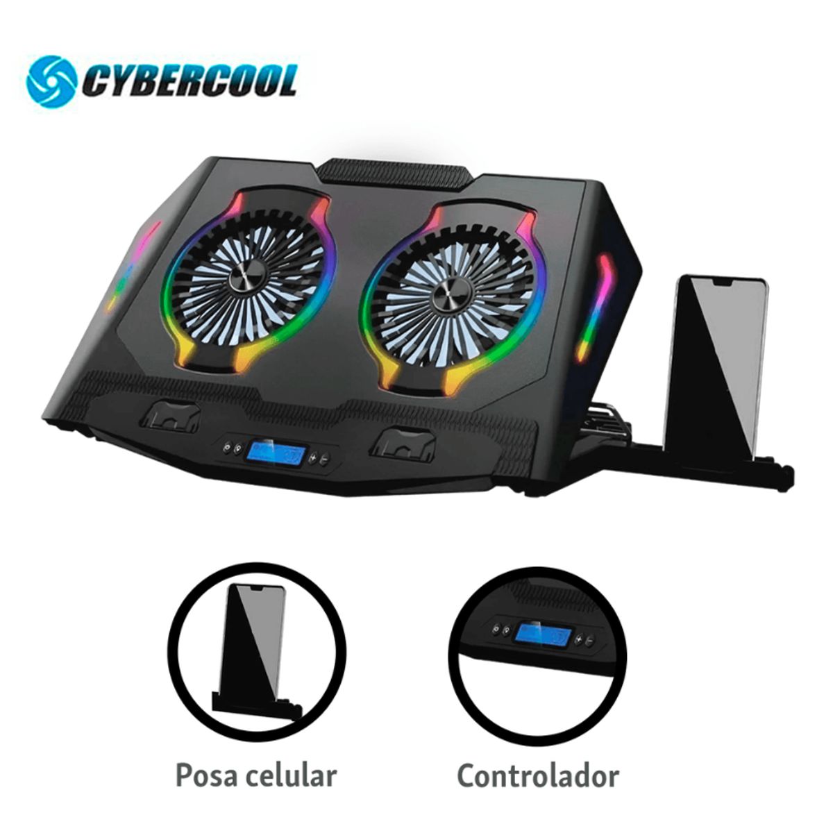 CYBERCOOL - COOLER CYBERCOOL HA-N10 RGB DISPLAY