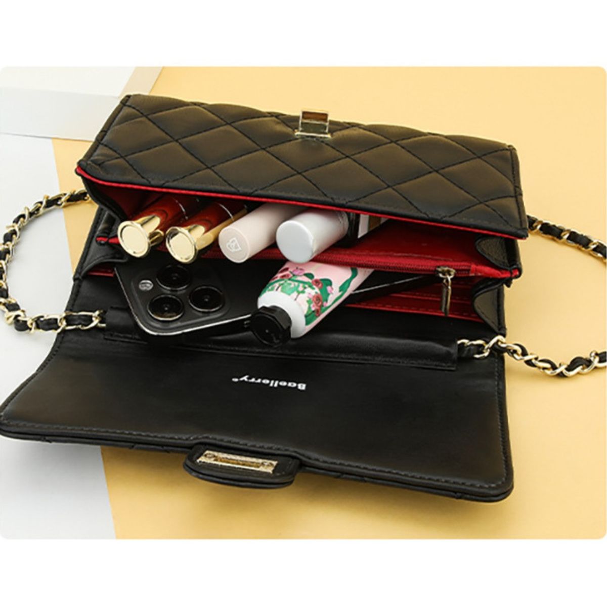 BAELLERRY - Bandolera de cuero vegano (PU) para dama 3249