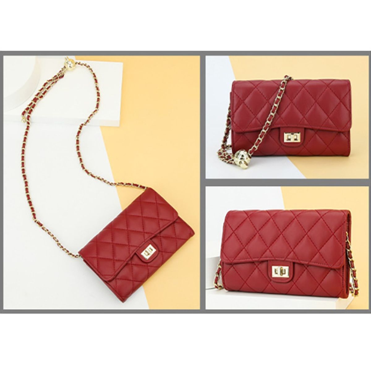 BAELLERRY - Bandolera de cuero vegano (PU) para dama 3249