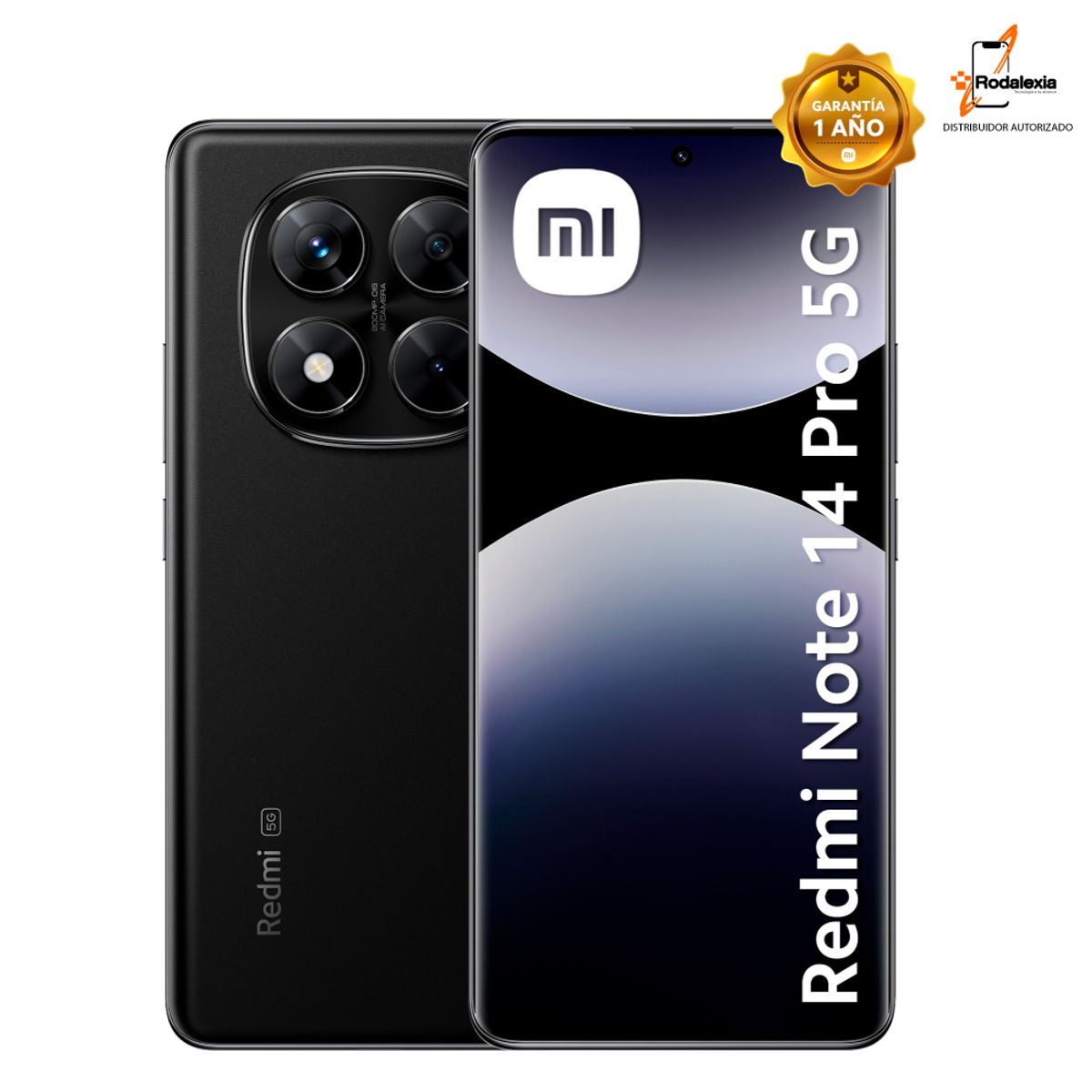 XIAOMI - XIAOMI REDMI NOTE 14 PRO 5G 8+256GB COLOR NEGRO MEDIANOCHE