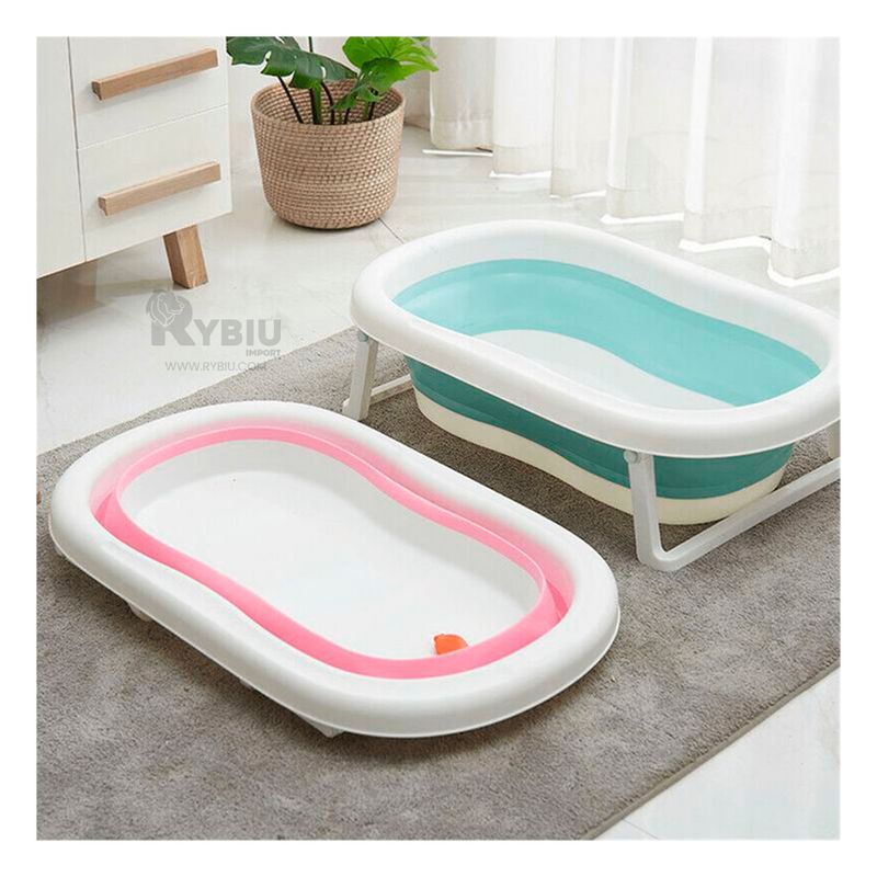 GENERICO - Tina para Bañar a Bebe Plegable Tono Verde Y+Gift MiniAgenda
