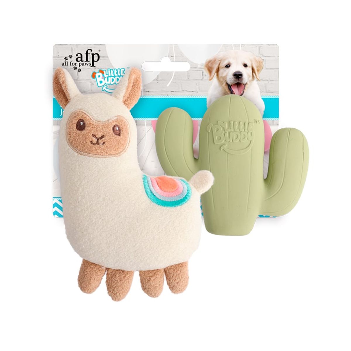 ALL FOR PAWS - Peluche para perros - Juguete llama fiesta  AFP