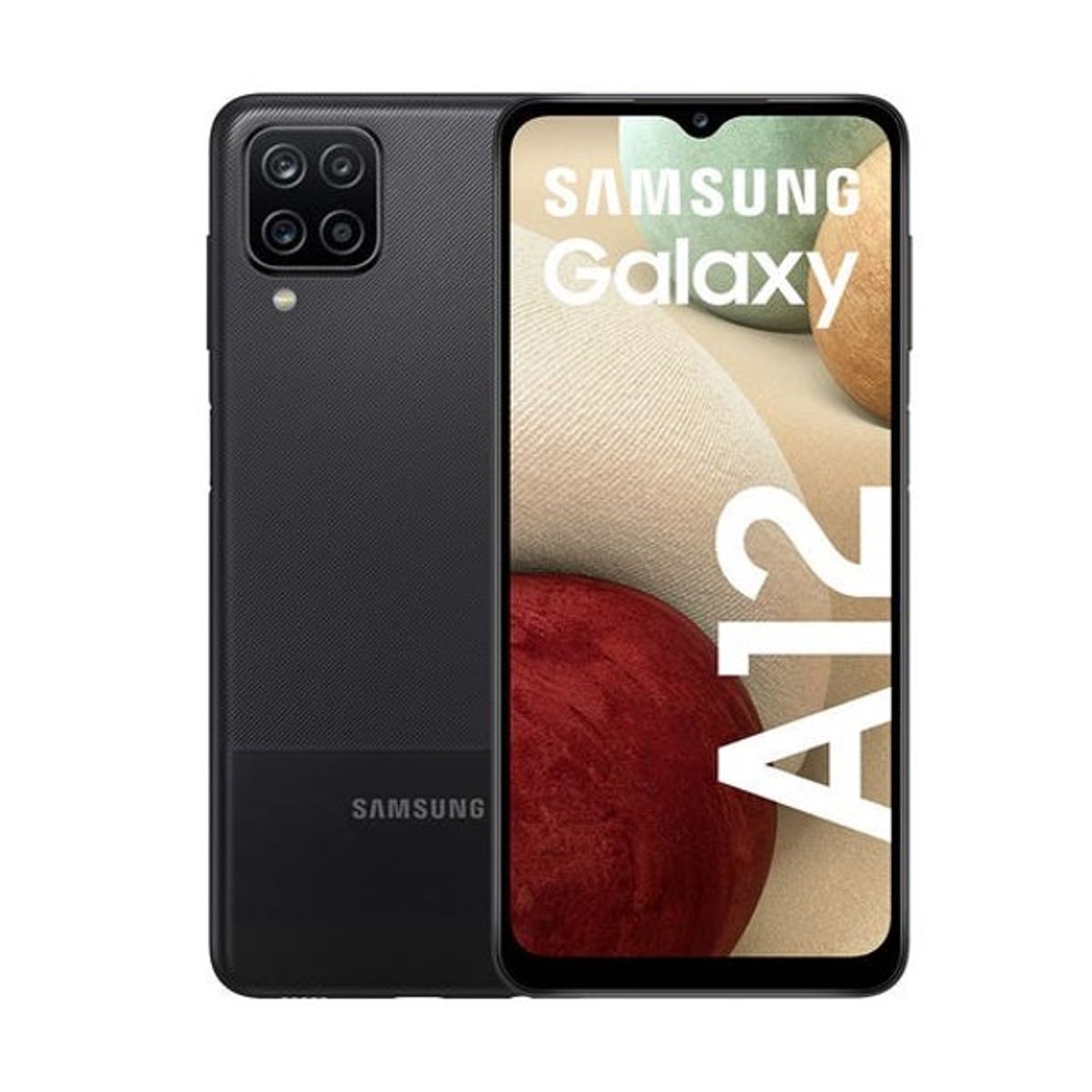 SAMSUNG - Celular SAMSUNG Galaxy A12 4GB 64GB Negro