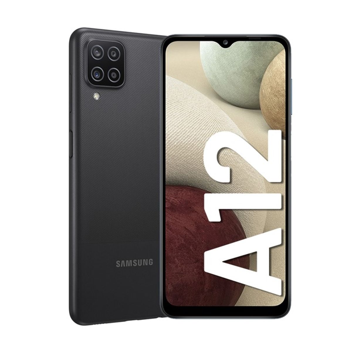 SAMSUNG - Celular SAMSUNG Galaxy A12 4GB 64GB Negro
