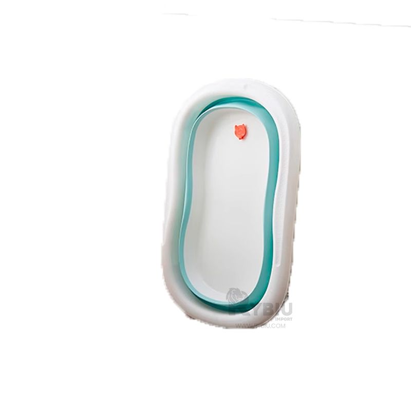 GENERICO - Bañadera de Aseo de Bebe en Verde Y+Regalo Ligas para Peinar