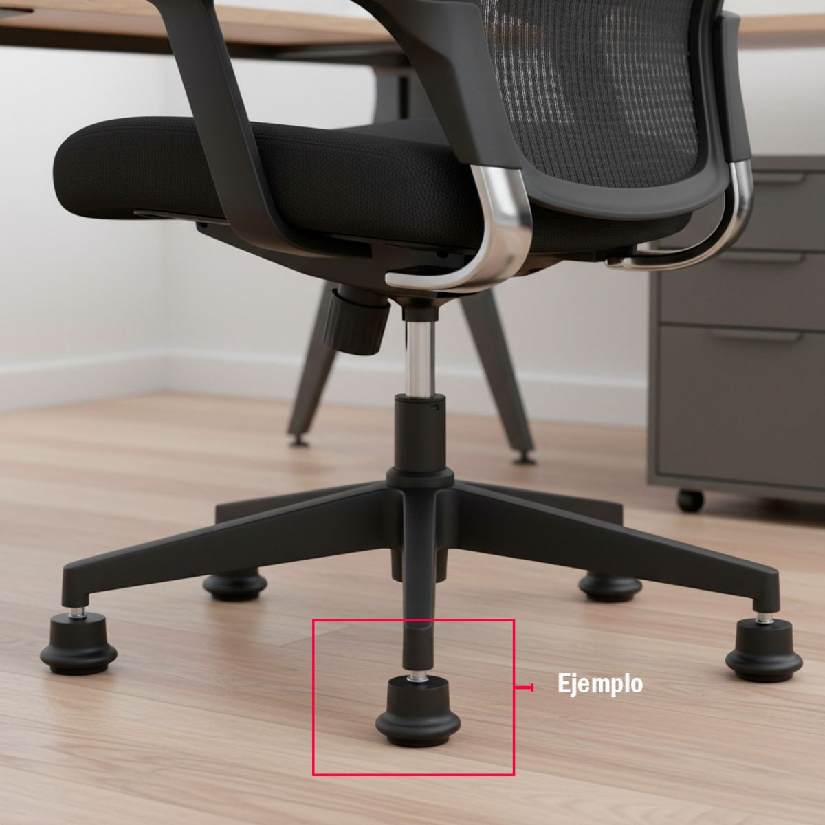 OFIDEAS - Pack 5 Regaton Para Sillas De Oficina Ofideas