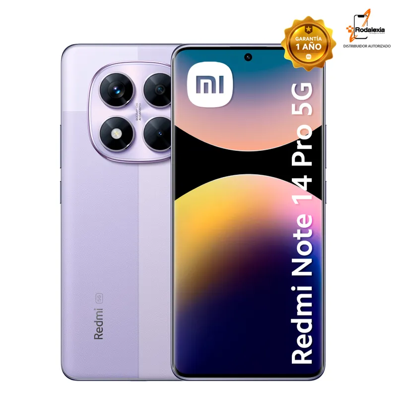 XIAOMI - XIAOMI REDMI NOTE 14 PRO 5G 8+256GB COLOR PURPURA LAVANDA