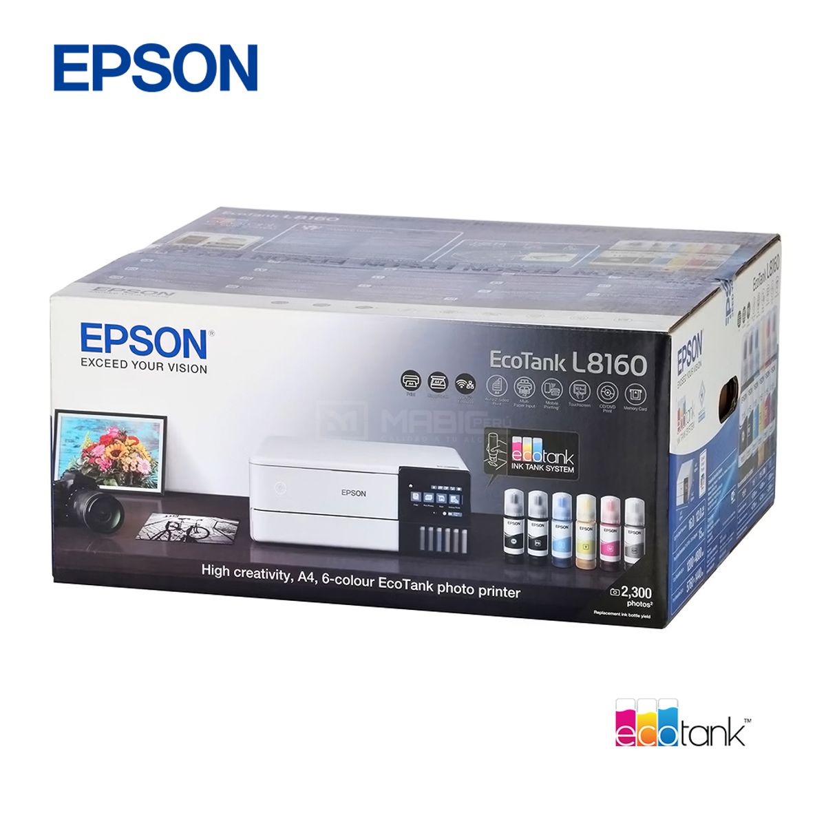 EPSON - Impresora Fotografica Epson L8160 WIFI Red USB