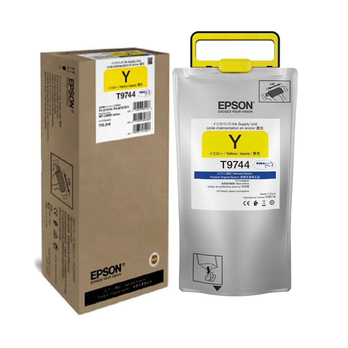 EPSON - Tinta Epson T974 Amarillo T974420 - 735ml