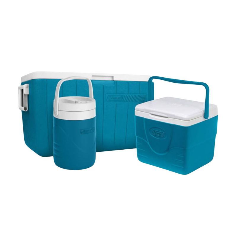COLEMAN - TRICOMBO COLEMAN Cooler 48 Qt + Cooler 9 Qt + Galonera