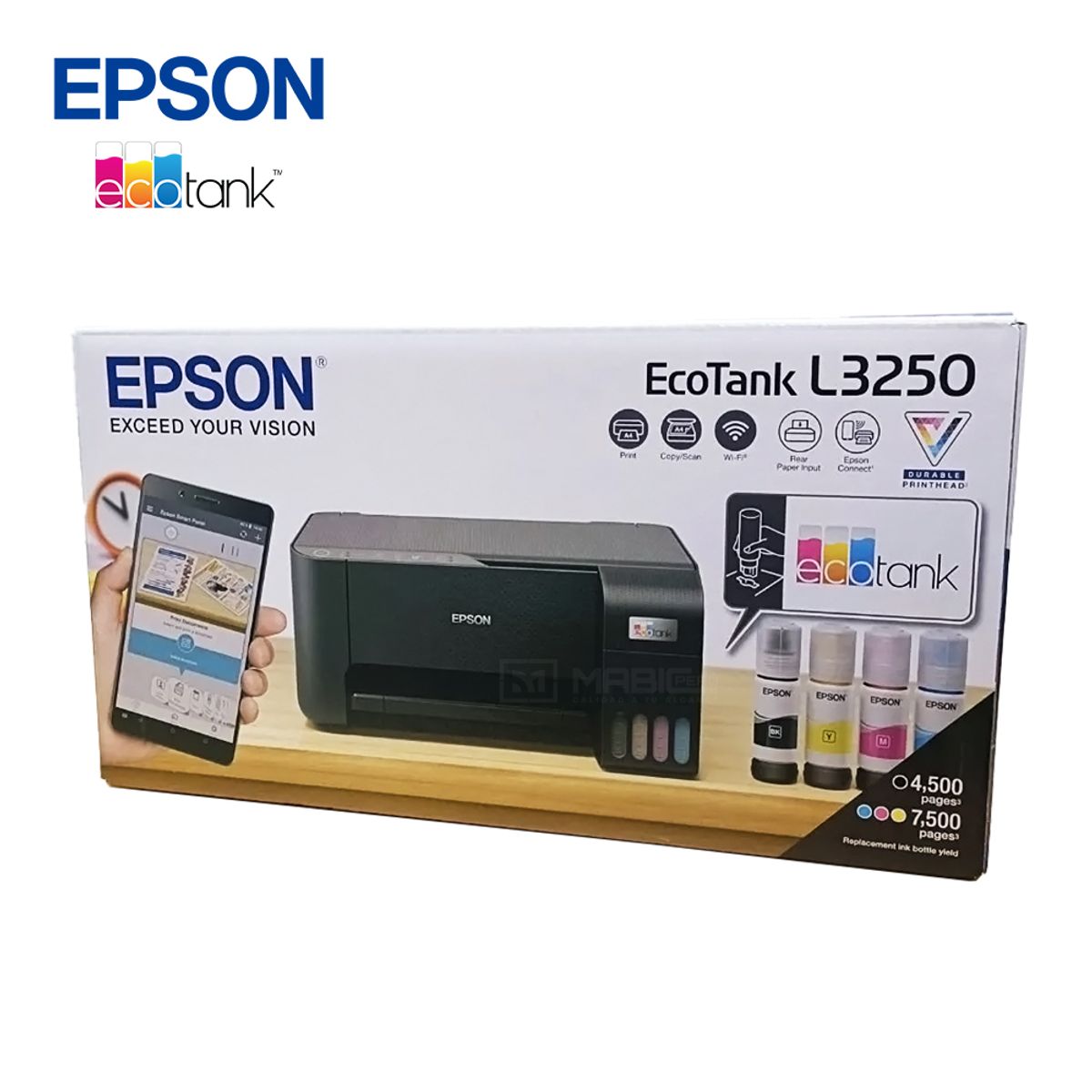 EPSON - Impresora Multifuncional Epson L3250 WIFI USB