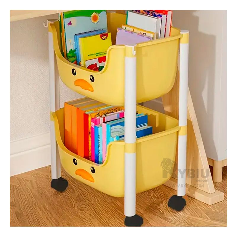 RYBIU IMPORT - Organizador Practico de Pato Amarillo Y+Regalo Stickers