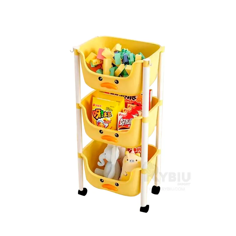 RYBIU IMPORT - Repisa Espaciosa de Niveles en Amarillo Y+Gift MiniAgenda