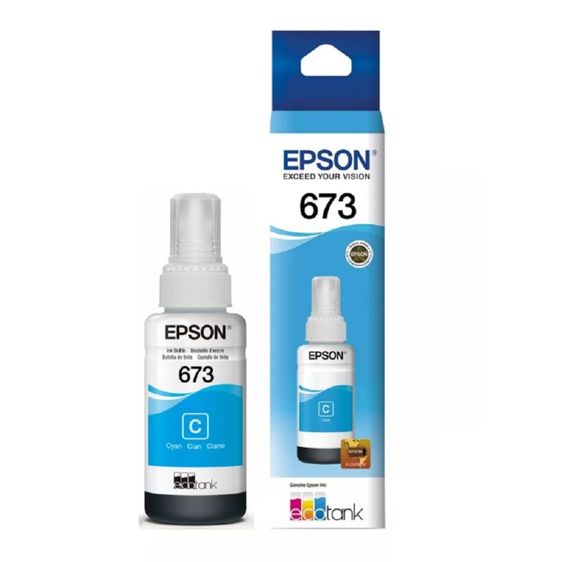 EPSON - Tinta Epson 673 Cian T673220 - 70ml
