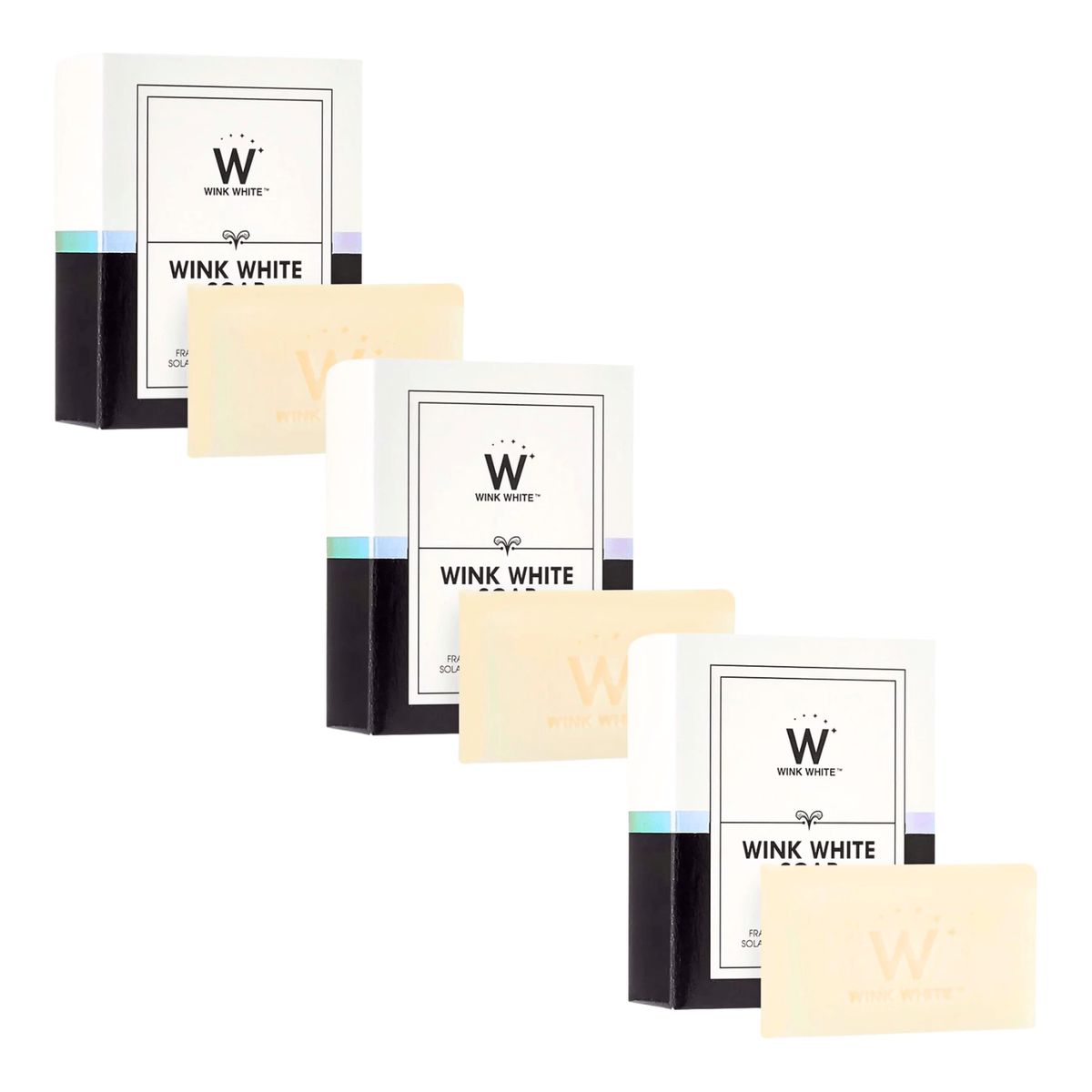 GENERICO - Pack 3 Jabón aclarador WINK WHITE