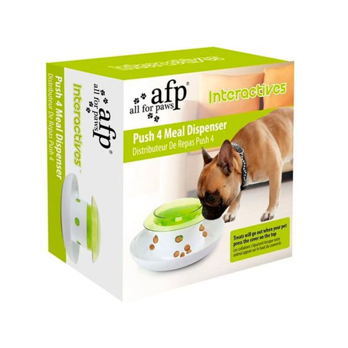 ALL FOR PAWS - Dispensador de comida Push Meal  AFP