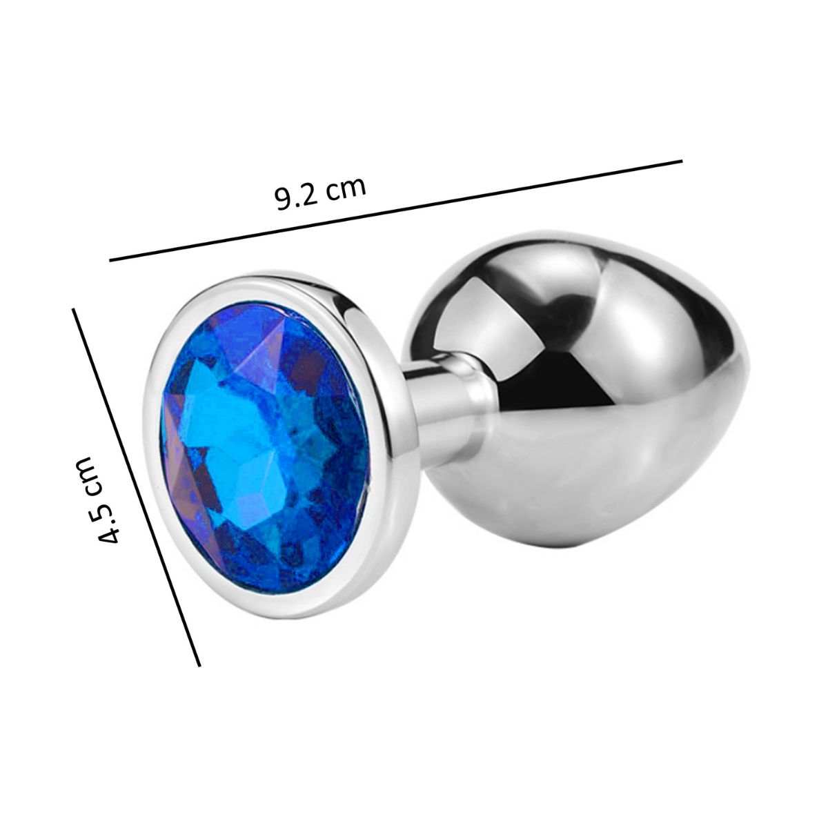 GENERICO - Plug anal talla L-Azul