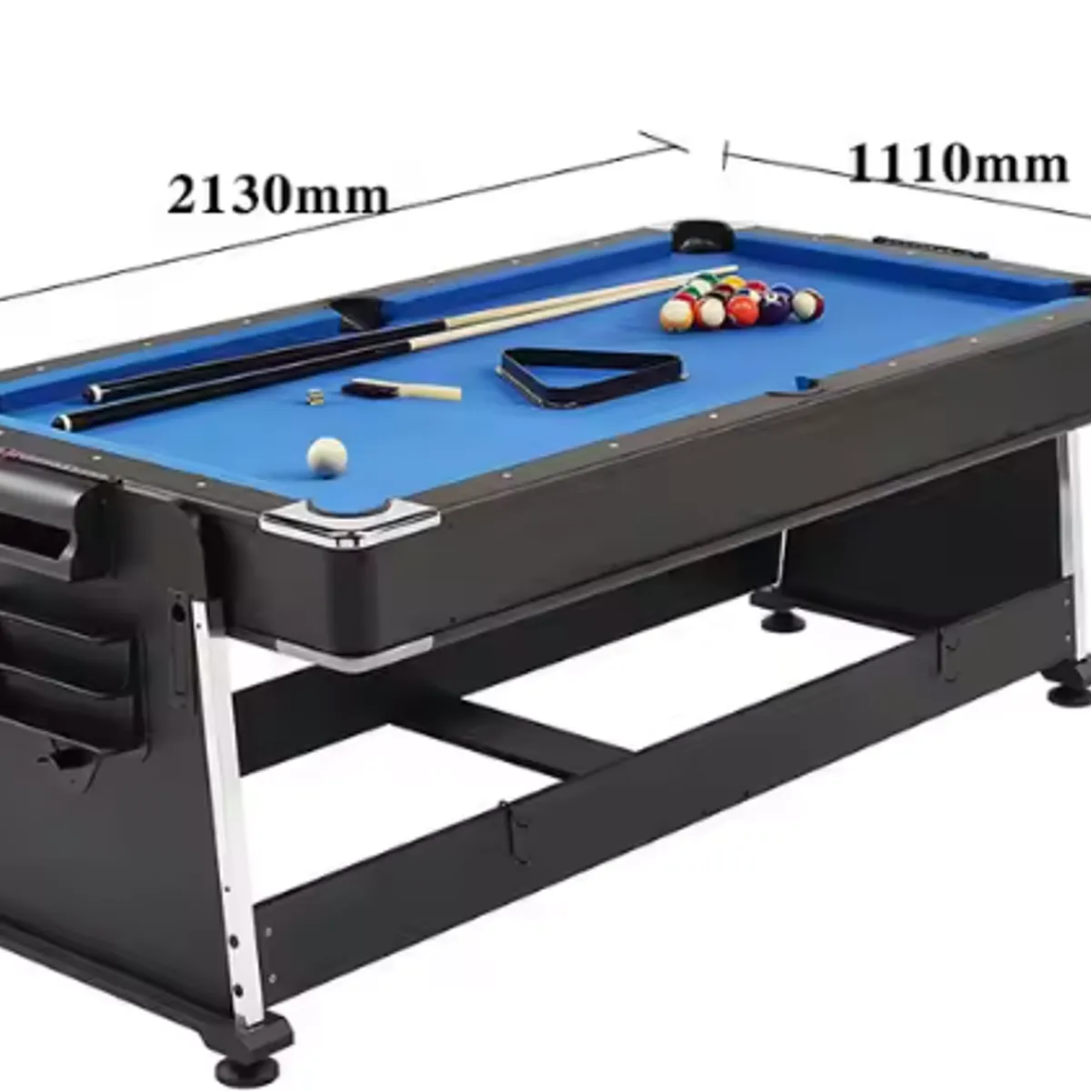 GENERICO - Mesa de billar multifuncional 4 en 1