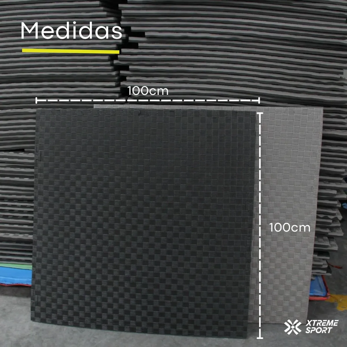 XTREME SPORT - Piso Tatami para Gym  2 piezas 100 x100cm