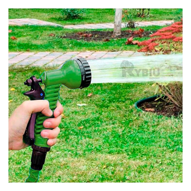 RYBIU IMPORT - Manguera de Jardín Extralarga 22 M Verde Y+Regalo Agendita