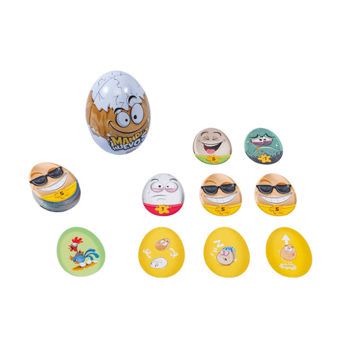FALOMIR JUEGOS - Juego de Mesa Manda Huevos
